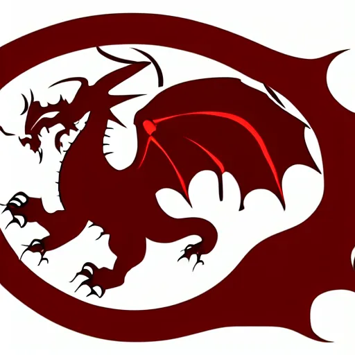 Image similar to vector art of welsh dragon and panda mixed, intercrossed, chimera, welsh flag, adobe illustrator