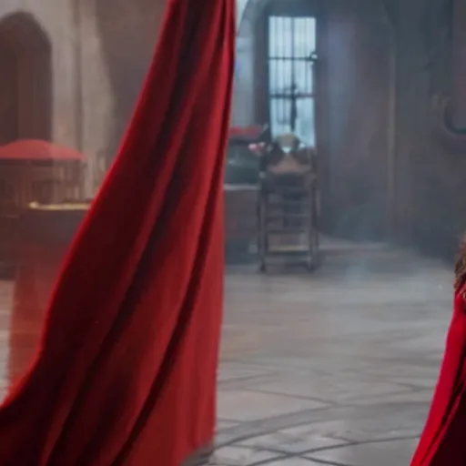 Image similar to A still of Katie McGrath as Scarlet Witch in Doctor Strange and the Multiverse of Madness (2022)