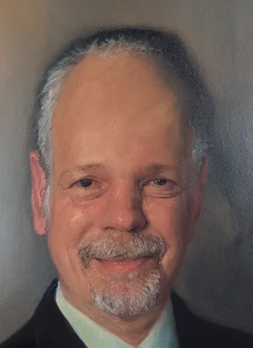 Image similar to An Oil Painting of Dr. Michael Heiser