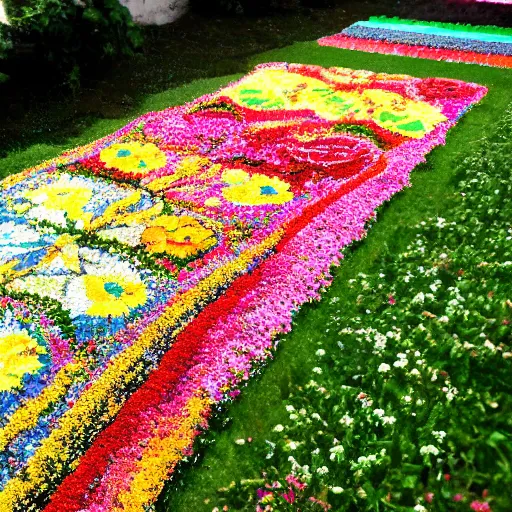 Image similar to flower carpet