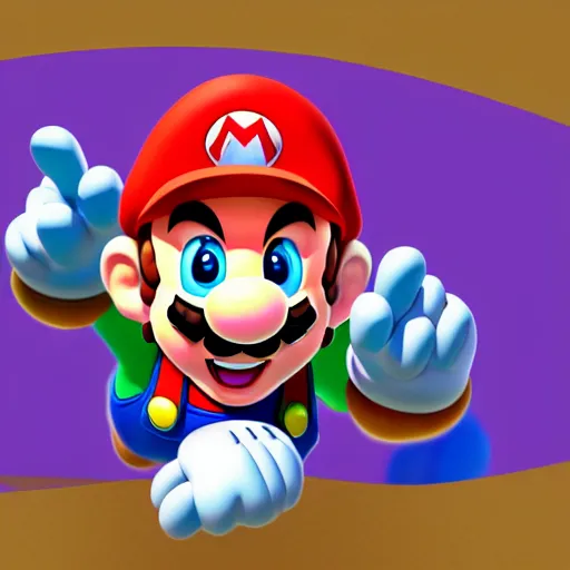 Prompt: super mario in the style of sakimichan, painted anime, intricate detail, ornate, 8 k