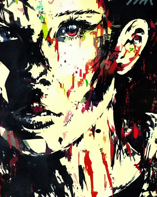 Image similar to millie bobby brown by yoji shinkawa