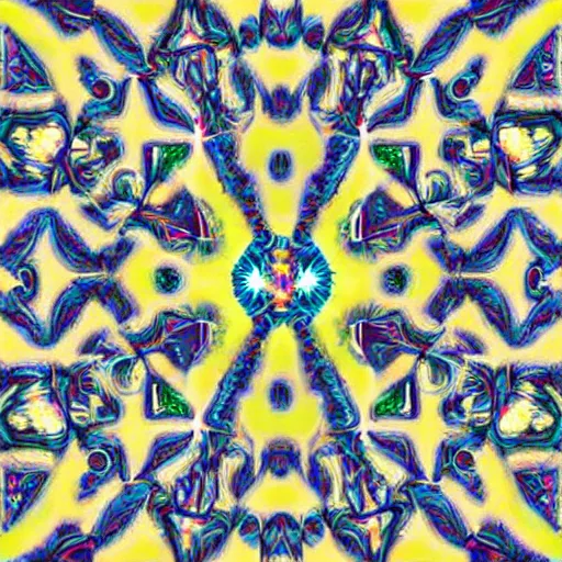 Image similar to symmetric asbtract painting