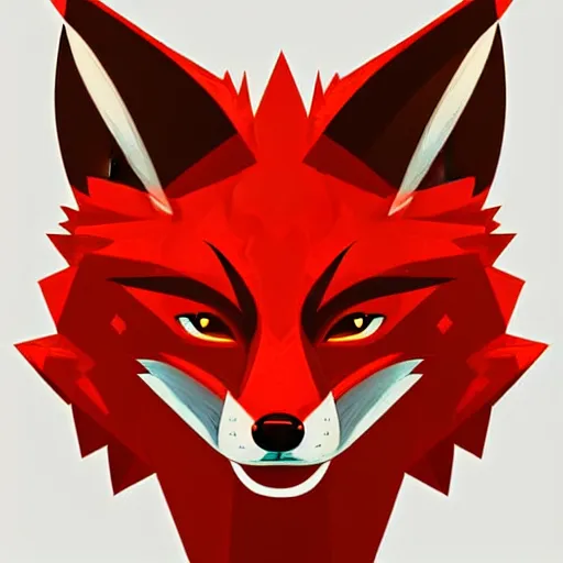 Prompt: digital art logo, angry fox, by James Jean and by artgerm , ultradetailed, trending on artstation,