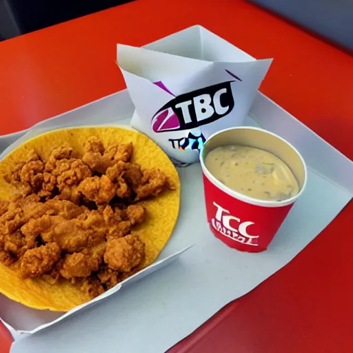 Image similar to taco bell kfc meal