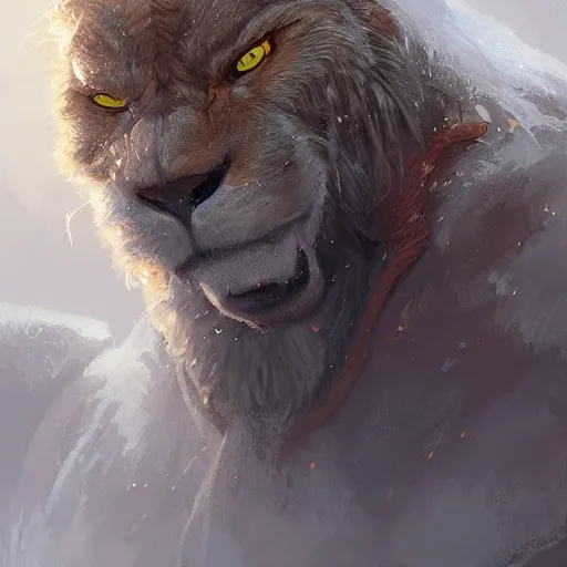 Image similar to a detailed portrait of a sabretooth, by justin gerard and greg rutkowski, digital art, realistic painting, dnd, character design, trending on artstation