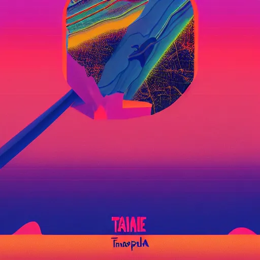 Image similar to Poster for a new album Tame Impala, surreal, retrofuturistic, highly detailed, trending on ArtStation, 8k, new release