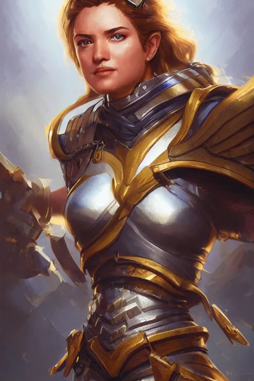 Image similar to amazon valkyrie athena, d & d, fantasy, portrait, highly detailed, headshot, digital painting, trending on artstation, concept art, sharp focus, illustration, art by artgerm and greg rutkowski and magali villeneuve