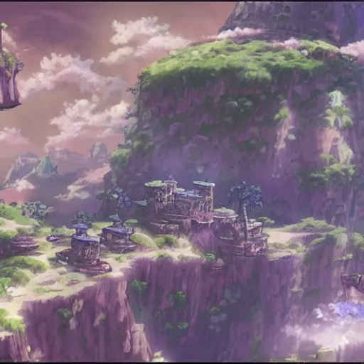 Image similar to Made In Abyss landscape