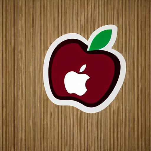 Image similar to sport team style logo for a teacher holding her apple