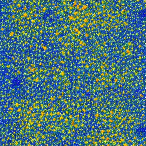 Image similar to cosmic microwave background, by George Seurat