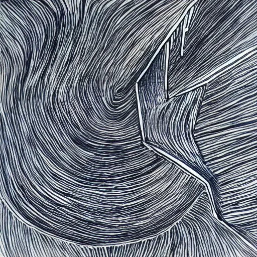 fear drawing abstract
