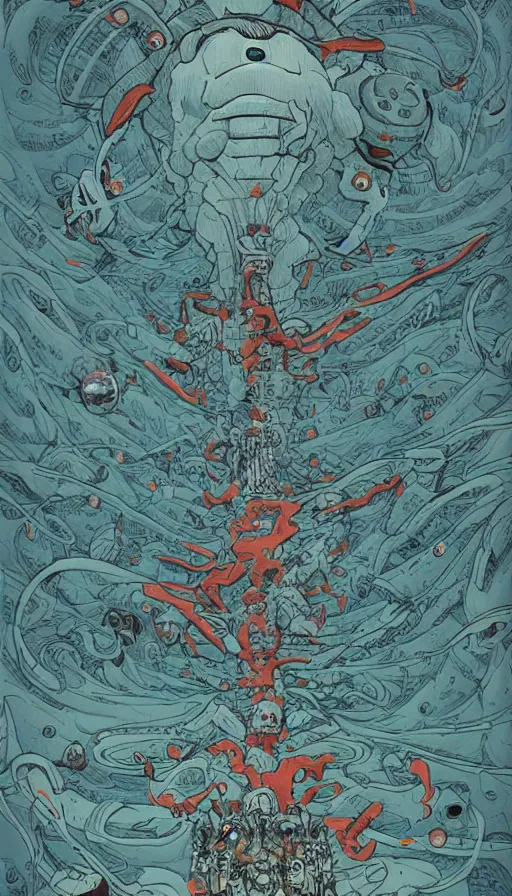 Prompt: alien invasion attacking earth the end of the world, by james jean,