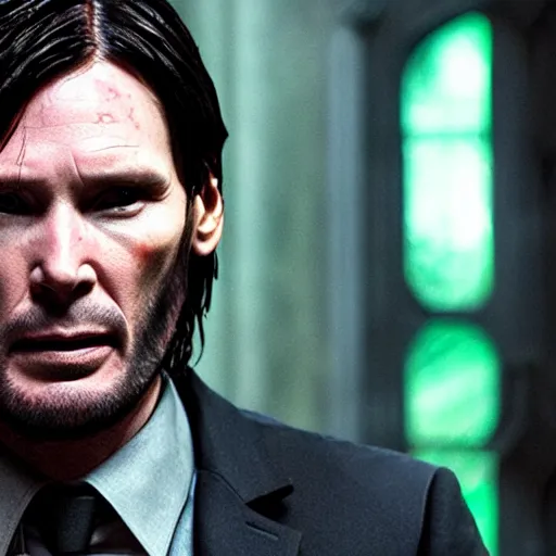 Prompt: Cillian Murphy as John Wick