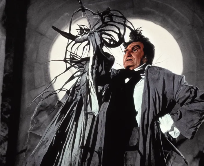 Prompt: a still of columbo in the nightmare before christmas ( 1 9 9 3 ), 4 k, hi - res