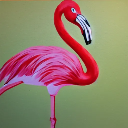 Prompt: flamingo rich simmons