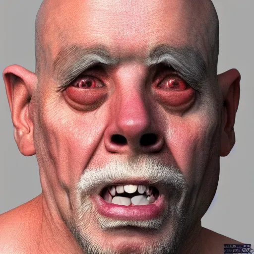 Image similar to very ugly person, photorealistic, 8 k