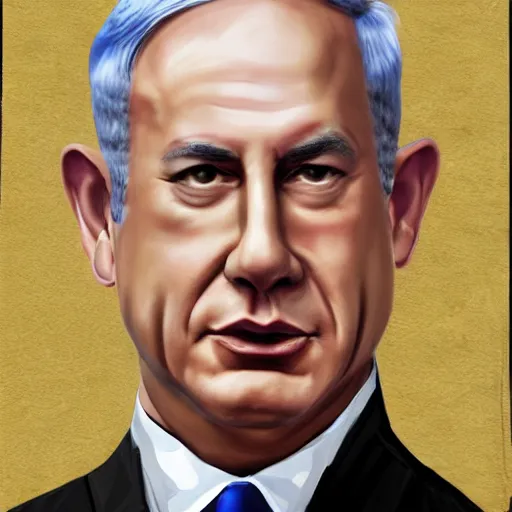 Image similar to benjamin netanyahu picture, photorealistic, detailed, photograph