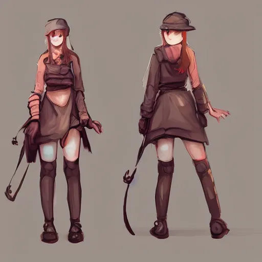 ArtStation - Anime Style Character Sheet // Design