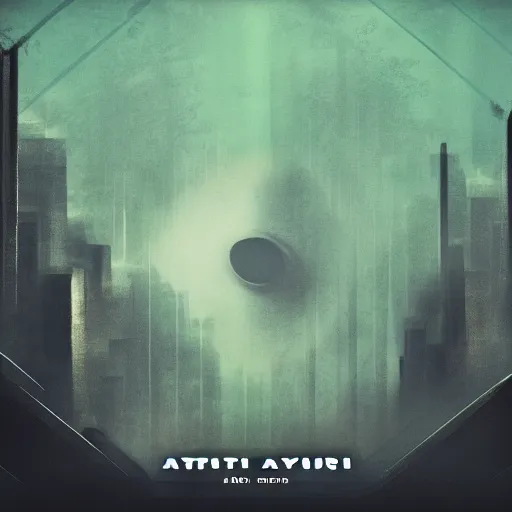 Image similar to abstract, dystopian, allbum cover