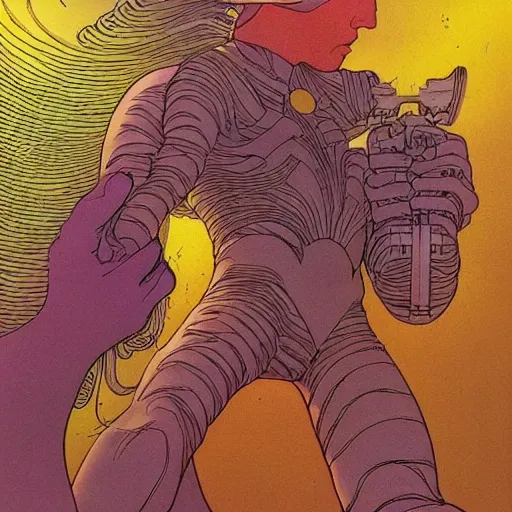 Image similar to infinity, by moebius