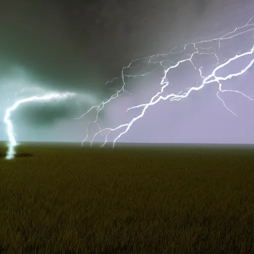 Prompt: storm of atoms, photorealistic, 4 k