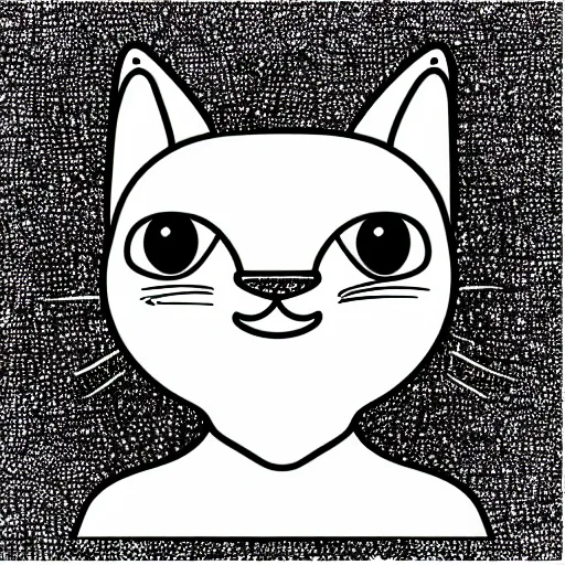 Image similar to a happy cat, whole body, Anthropomorphic, highly detailed, colorful, illustration, smooth and clean vector curves, no jagged lines, vector art, smooth