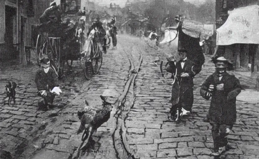 Image similar to photo of life in the year 1 9 0 0