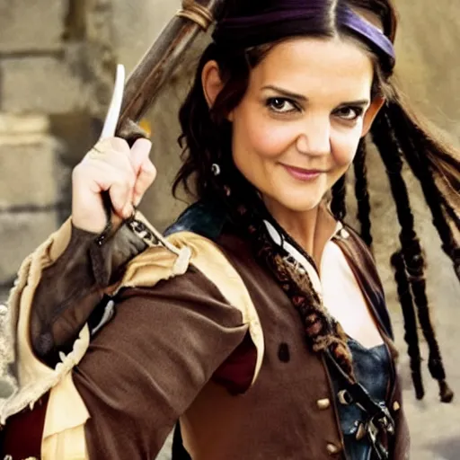 Image similar to katie holmes as a pirate,