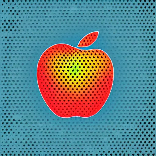 Prompt: a cybernetic apple made of polygons, virtual apple, polygonal apple, floating in a dark blue void of particles, 4k detailed, 8k, Y2K aesthetic