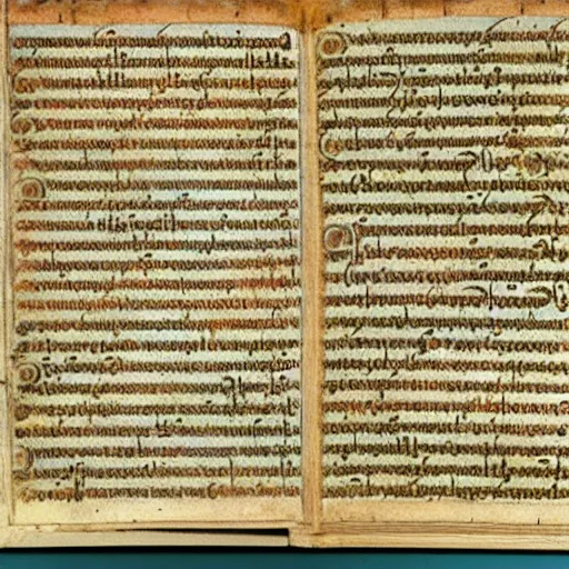 Prompt: botanical vaporwave medieval manuscript gif