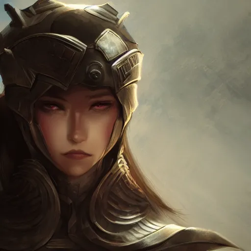 Image similar to dhamphir, artstation, concept art, tyrant, makoto shinkai, wayne reynolds, raymond swanland, face, armor, fantasy, digital art, female