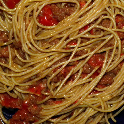 Prompt: unrecognizable spaghetti