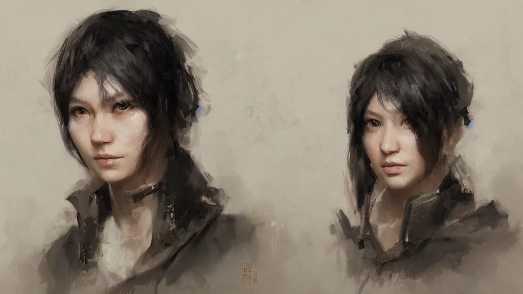 Prompt: a highly detailed character portrait of Ranni FanArt WorkShop Demo, by Ruan Jia
