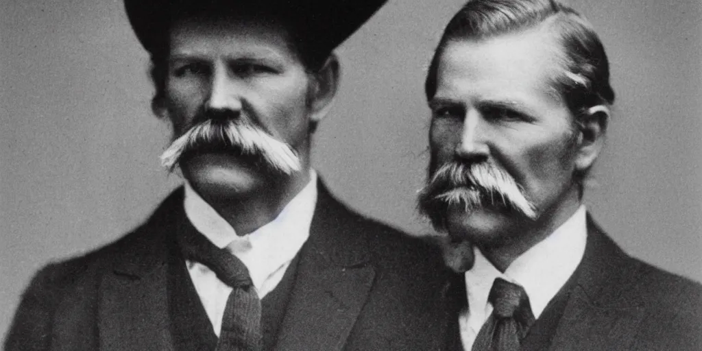 Prompt: Wyatt Earp, portrait