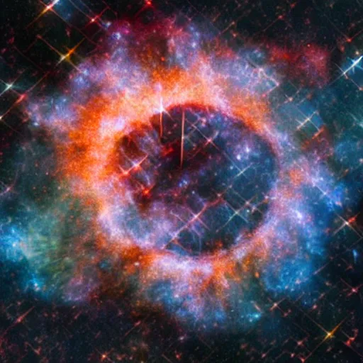 Prompt: close - up of a supernova