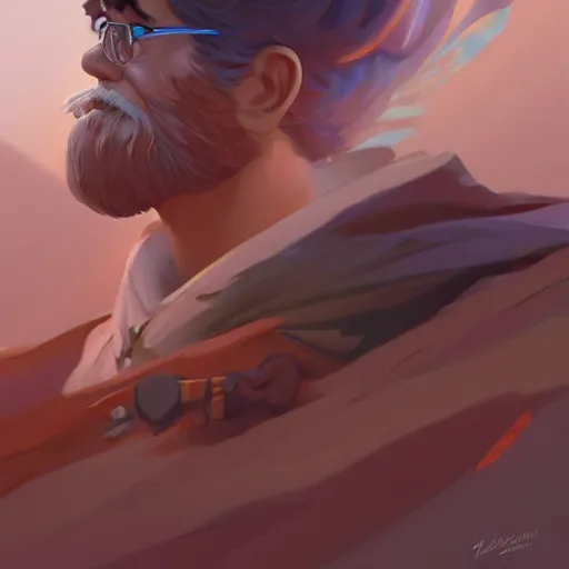 Image similar to hero world george lucas, behance hd by jesper ejsing, by rhads, makoto shinkai and lois van baarle, ilya kuvshinov, rossdraws global illumination