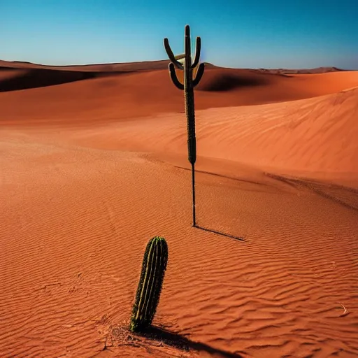 Image similar to 🗽 in desert, photography by bussiere rutkowski andreas roch