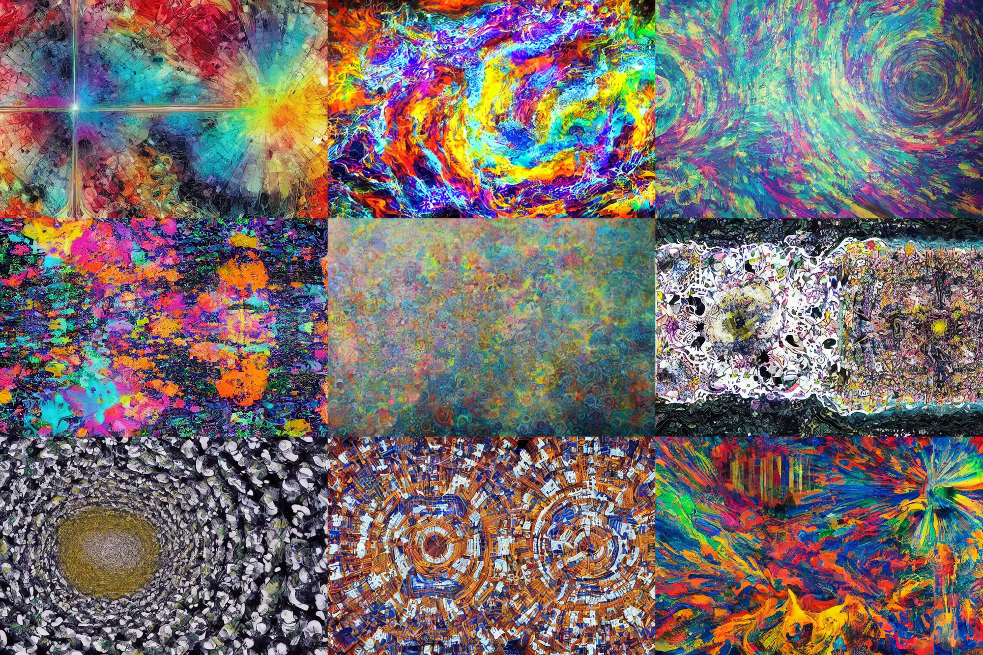 Image similar to Inner experience of the acid horizon, 4K, 8K stunning artwork, haunting, non psychedelic by Kikuchi Hideyuki and Karl Gerstner