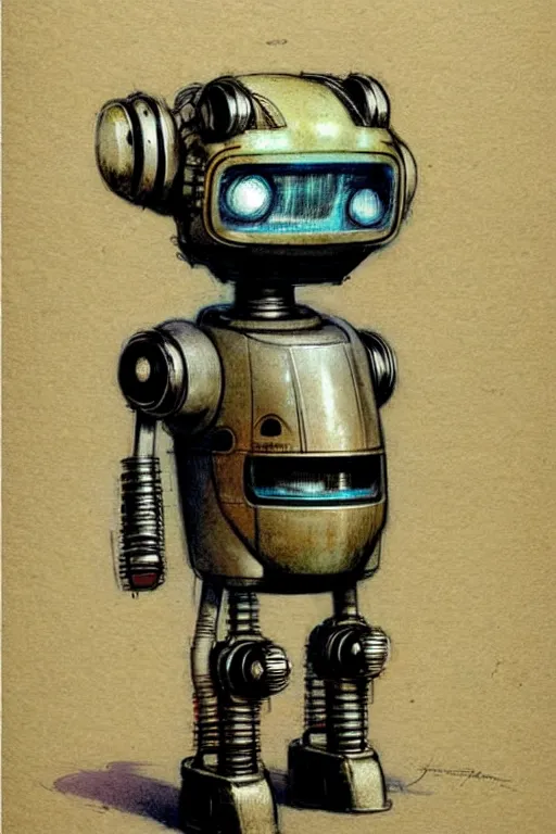 Image similar to ( ( ( ( ( 1 9 5 0 retro future robot pet. muted colors. ) ) ) ) ) by jean - baptiste monge!!!!!!!!!!!!!!!!!!!!!!!!!!!!!!