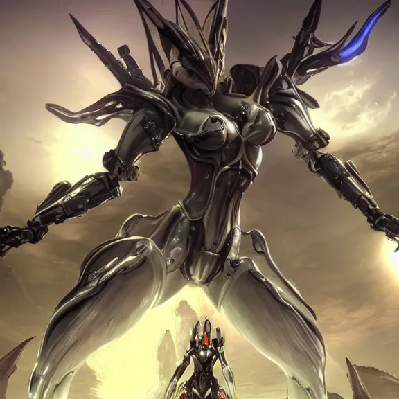 Prompt: extremely detailed cinematic low ground shot of a giant 1000 meter tall beautiful stunning female warframe goddess, that's an anthropomorphic hot robot mecha female dragon, silver sharp streamlined armor, detailed head, sharp claws, glowing Purple LED eyes, sitting cutely in the background on top of a mountain, a tiny forest with a village in the foreground, fog rolling in, dragon art, warframe fanart, Destiny fanart, micro art, macro art, giantess art, fantasy, goddess art, furry art, furaffinity, high quality 3D realistic, DeviantArt, Eka's Portal, HD, depth of field