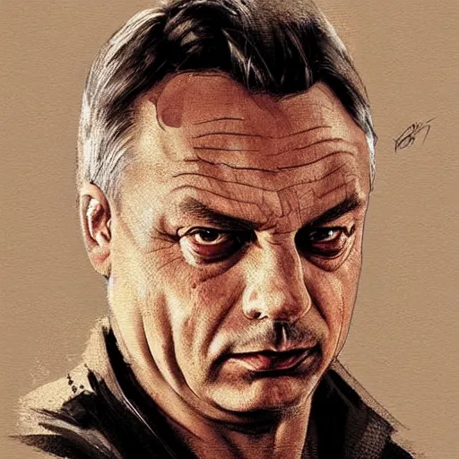 Prompt: viktor orban selfie with detailed eyes by greg rutkowski