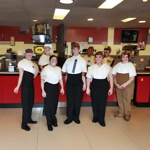 Image similar to wafflehouse employee's