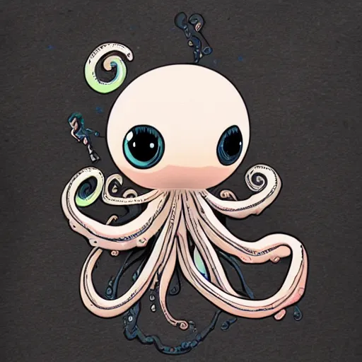 Prompt: the cutest tentacled alien