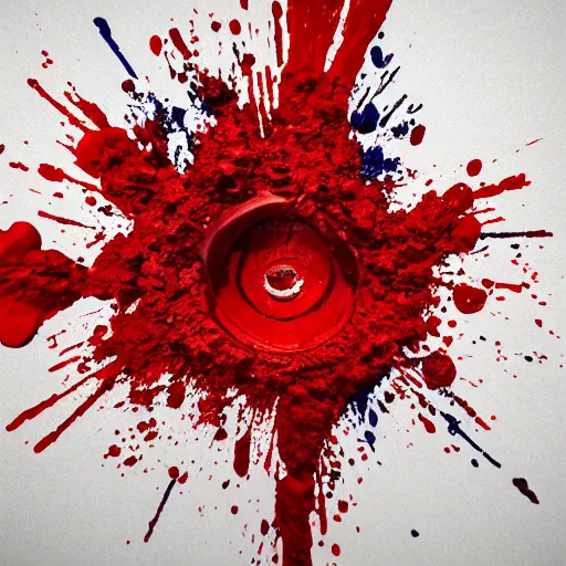 Prompt: blood splatter, pbr, 8 k ultra, photorealistic