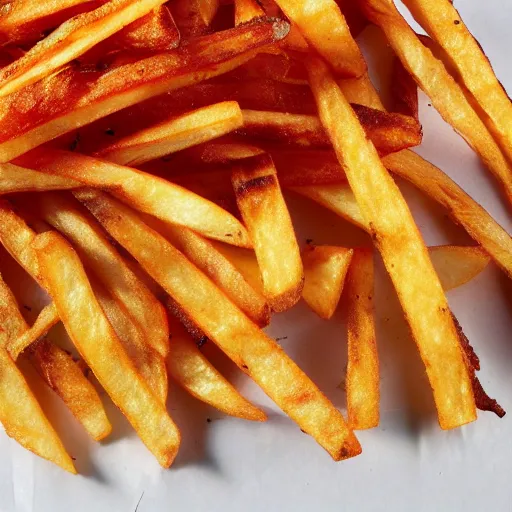 Image similar to french fries pile, burnt