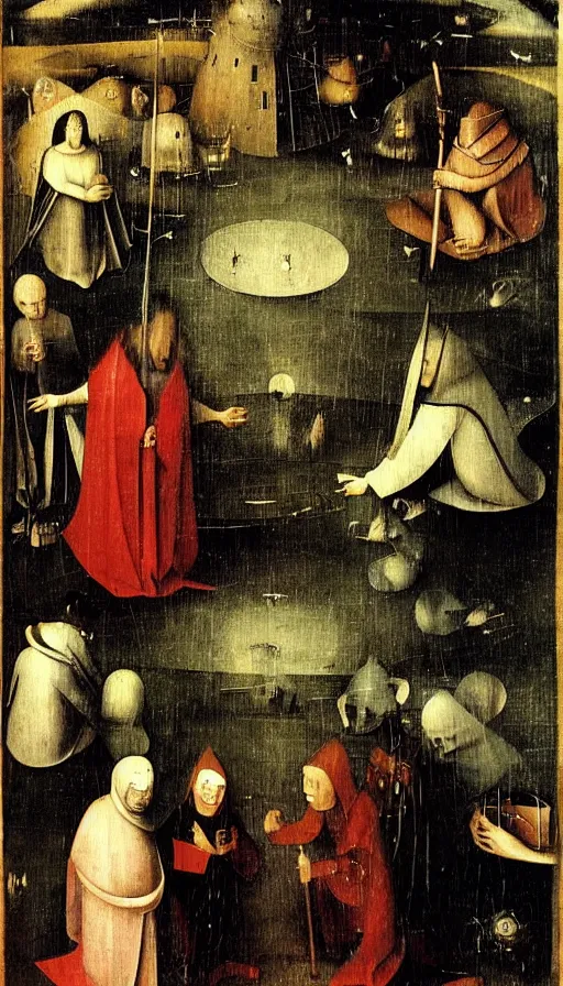 Prompt: change by hieronymus bosch