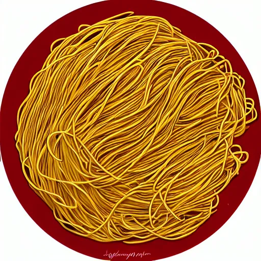 Image similar to words made of spaghetti