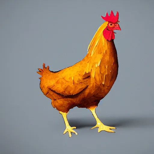 Image similar to a high quality photo of a chicken wearing a suit, 8k, digital art