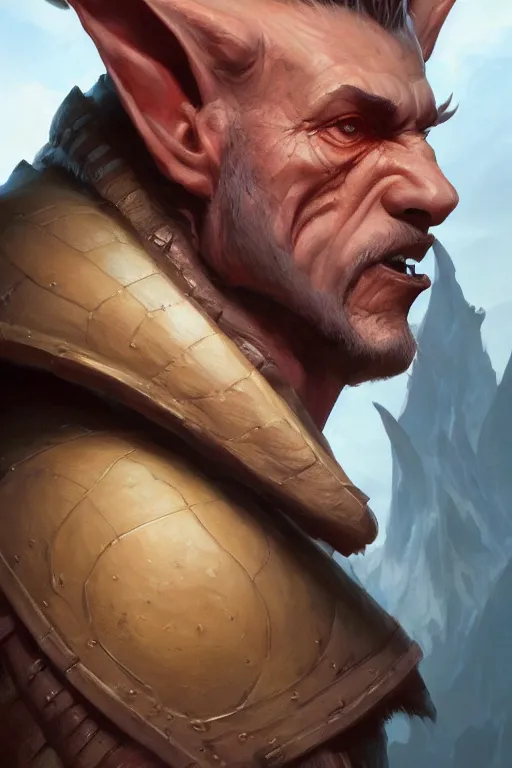 Image similar to dungeons and dragons evil dragon character closeup side profile portrait, dramatic light, dungeon background, 2 0 0 mm focal length, painted by stanley lau, painted by greg rutkowski, painted by stanley artgerm, digital art, trending on artstation